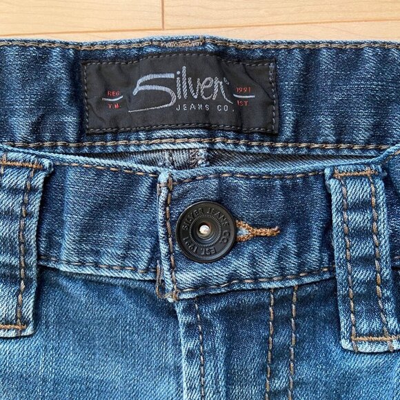Silver Jeans Co. men jeans style Konrad slim leg size 29 Blue Denim Jeans - Picture 3 of 12